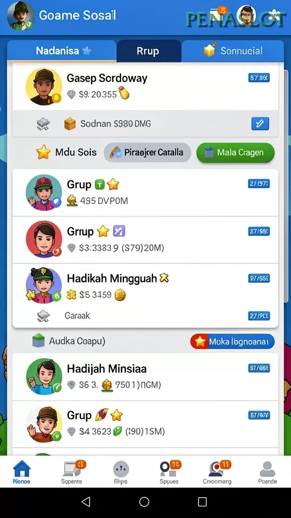 Cuplikan layar PAJAKTOTO — menu navigasi
