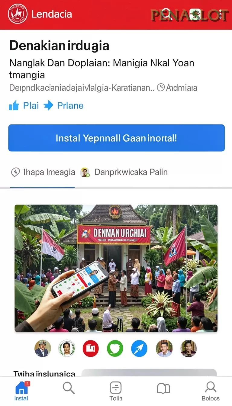 Cuplikan layar 8368SLOT — menu navigasi