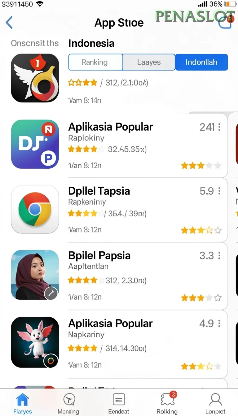 Cuplikan layar CACOR78 — halaman utama